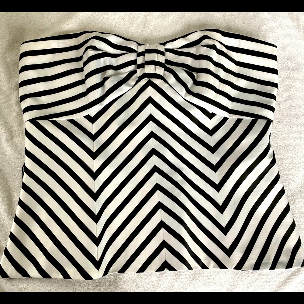 Strapless dressy top